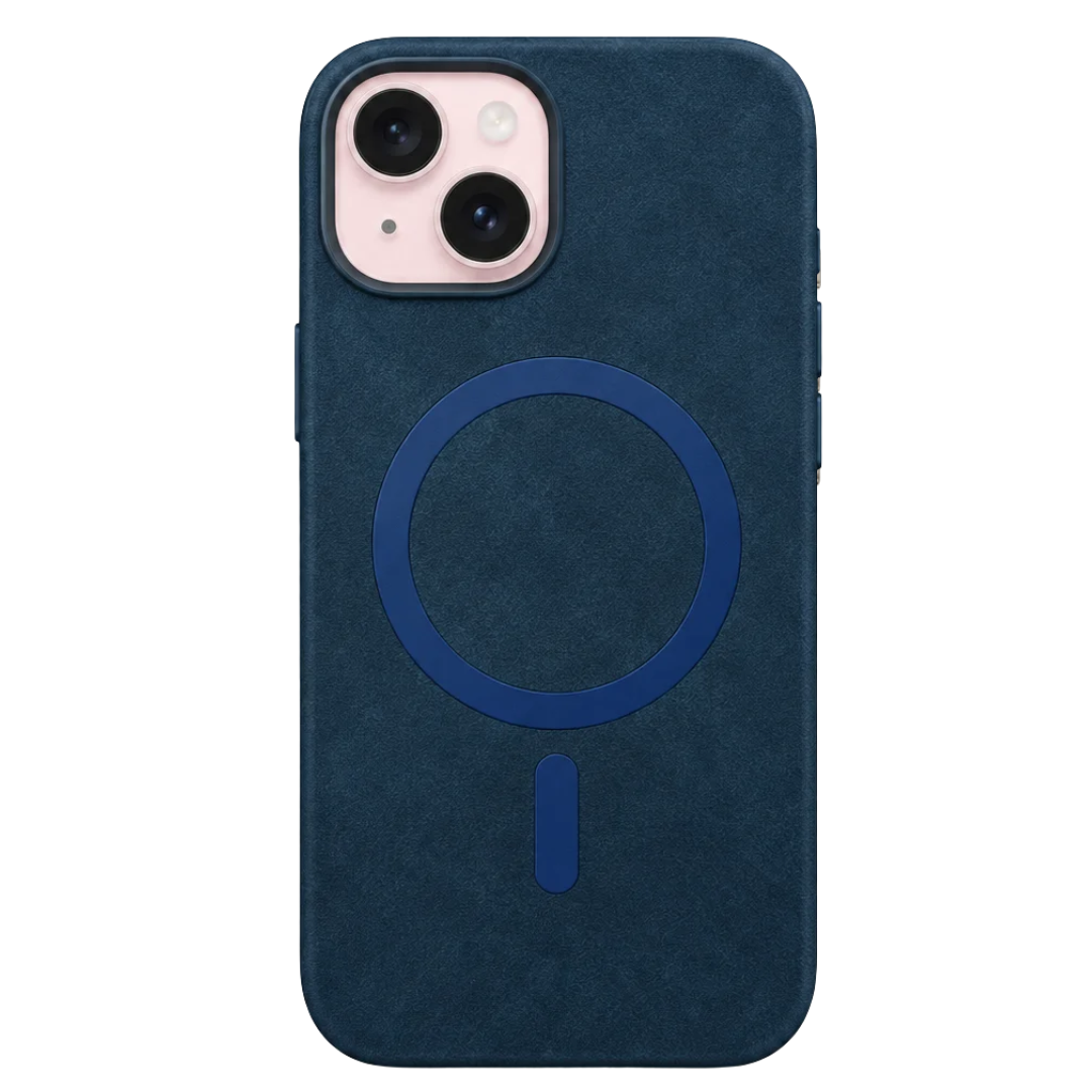 Luxury Leather Texture Magnetic Phone Cover - iPhone 15