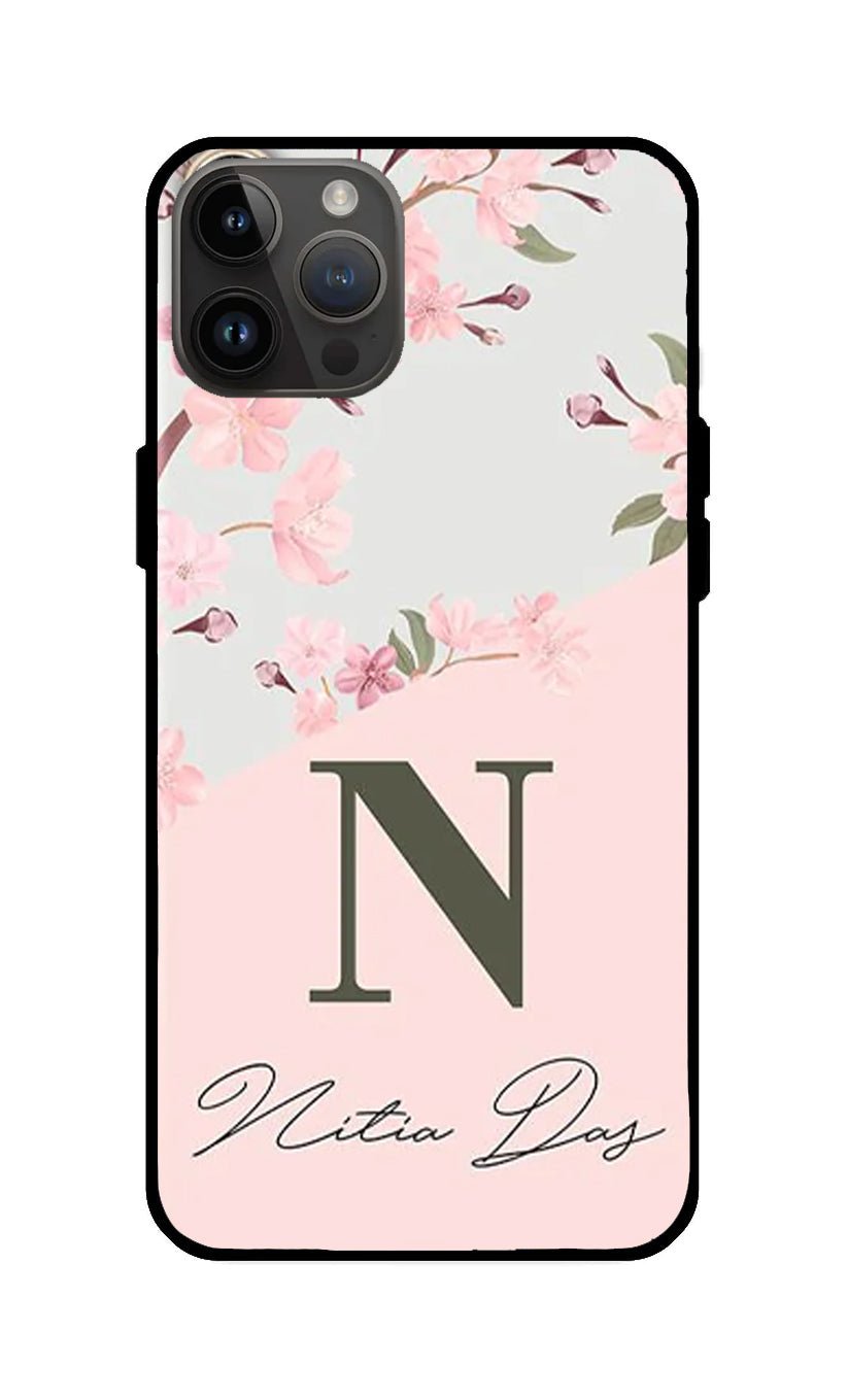 Personalized Elegance: Name and Letter Designs for Glass Mobile Covers