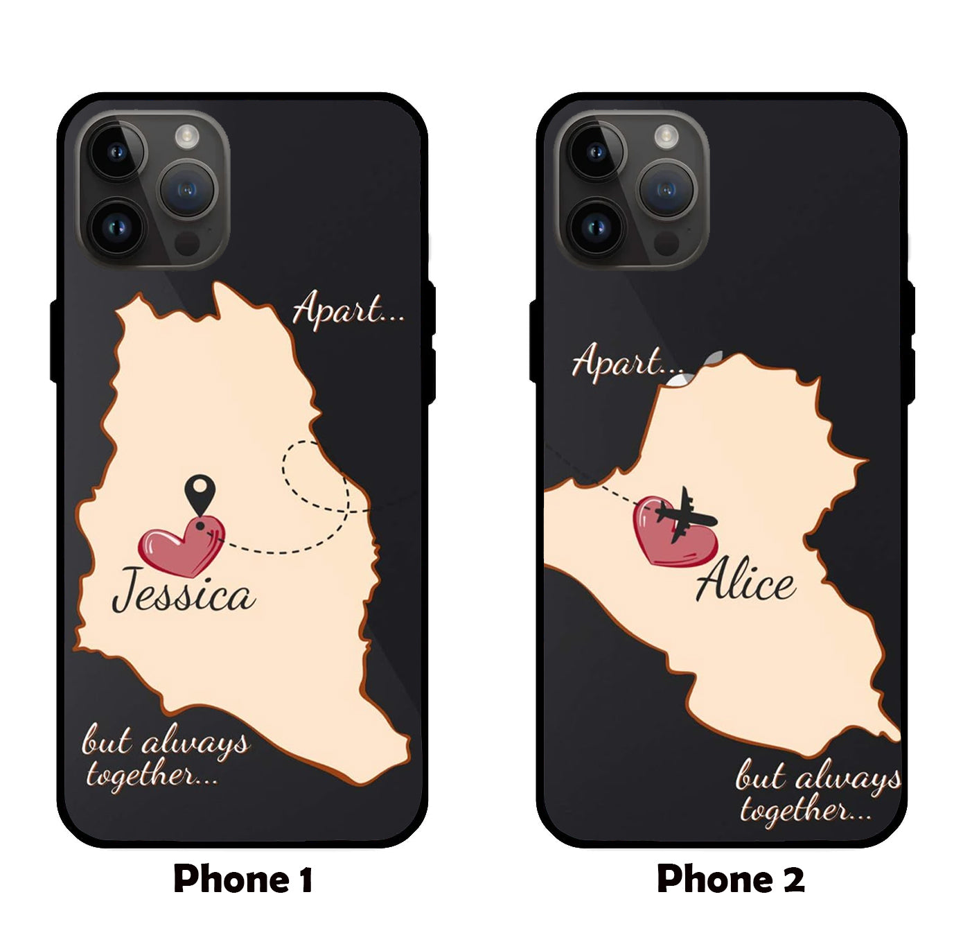 County Connections Glass Mobile Cover