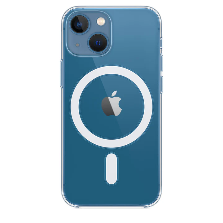 Stylish transparent Magsafe cover with wireless charging support, Bubble corner drop protection