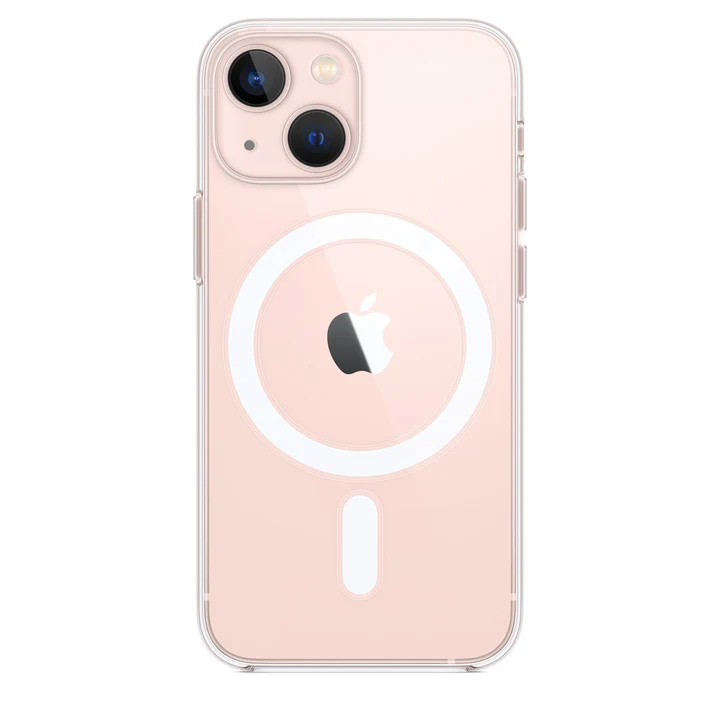 Stylish transparent Magsafe cover with wireless charging support, Bubble corner drop protection
