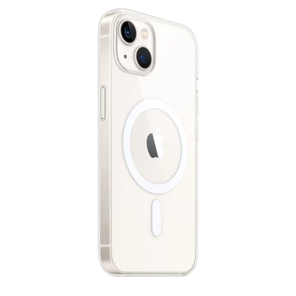 Stylish transparent Magsafe cover with wireless charging support, Bubble corner drop protection