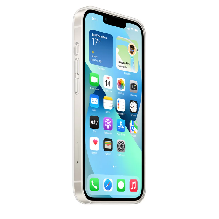 Stylish transparent Magsafe cover with wireless charging support, Bubble corner drop protection