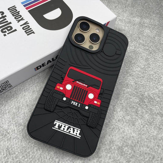 Mahindra Thar 3D Design Shockproof iPhone Case – Rugged Off-Road Style