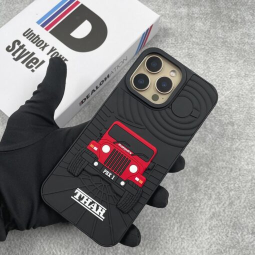 Mahindra Thar 3D Design Shockproof iPhone Case – Rugged Off-Road Style