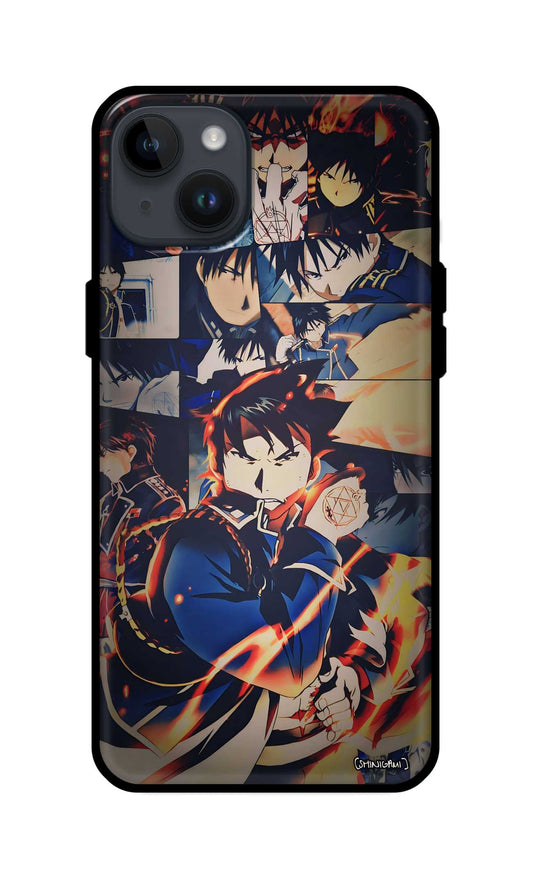 Roy Mustang Fullmetal Alchemist Glass Back Cover