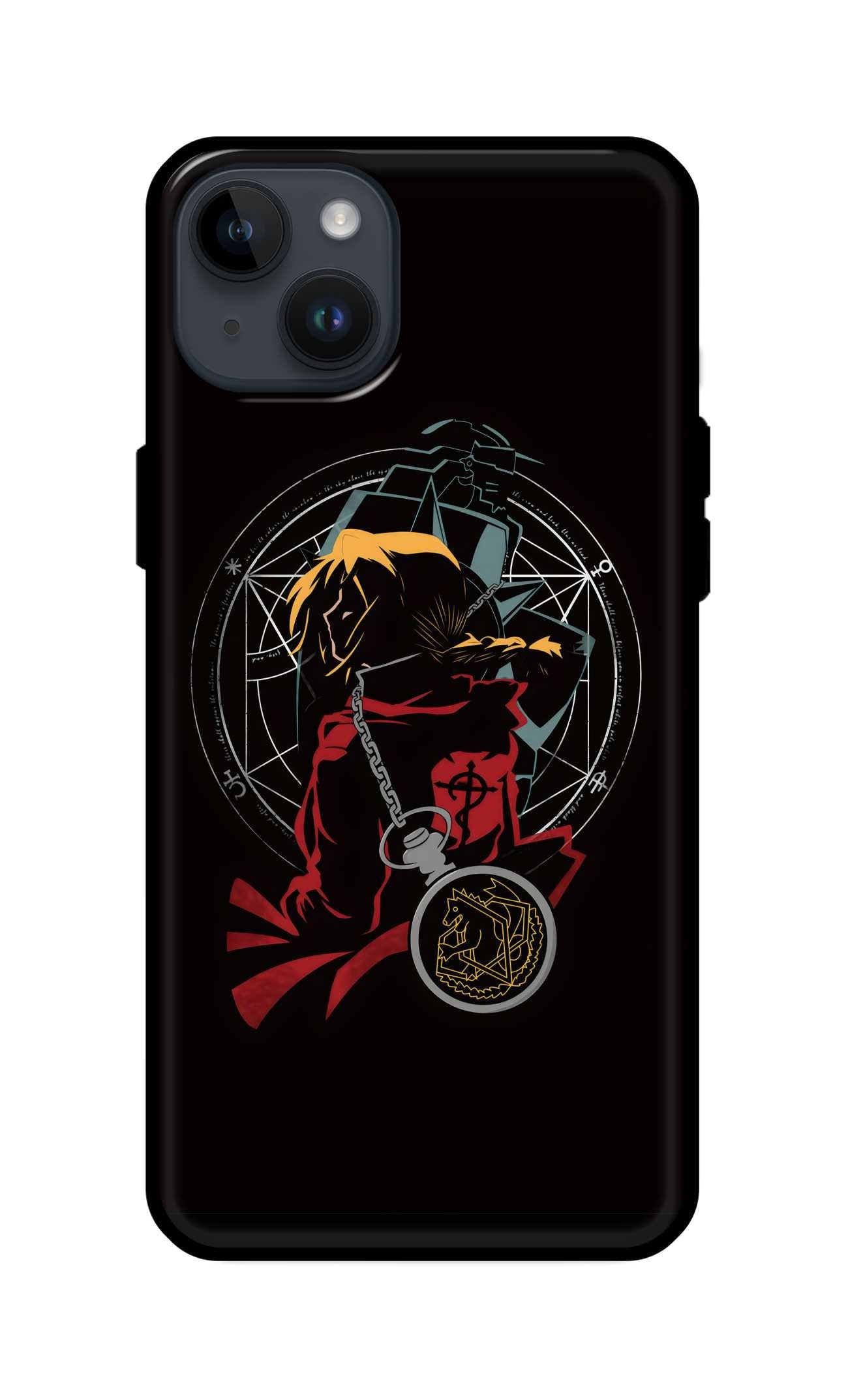 Edward Elric Fullmetal Alchemist character Glass Back Cover