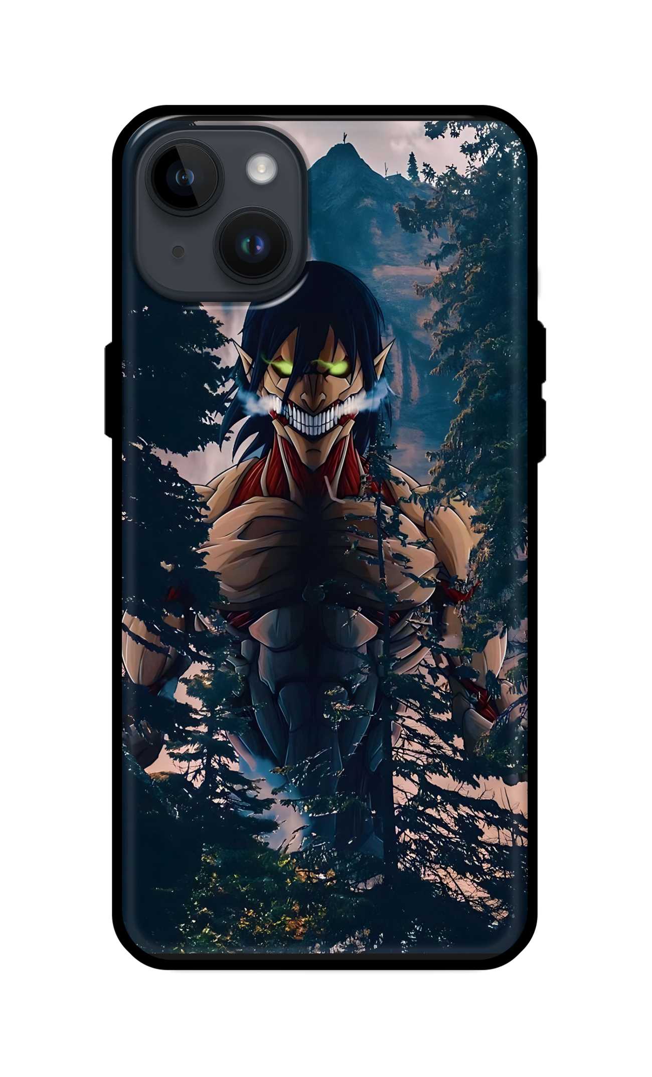 Eren Yeager Glass Back Cover