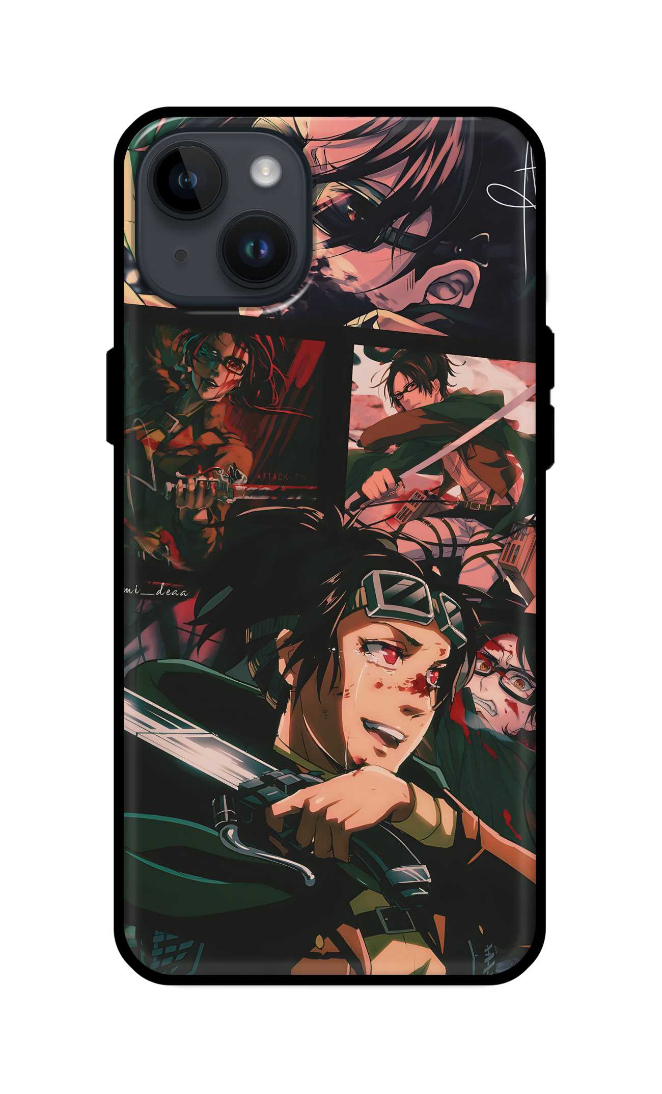 Eren Yeager Glass Back Cover