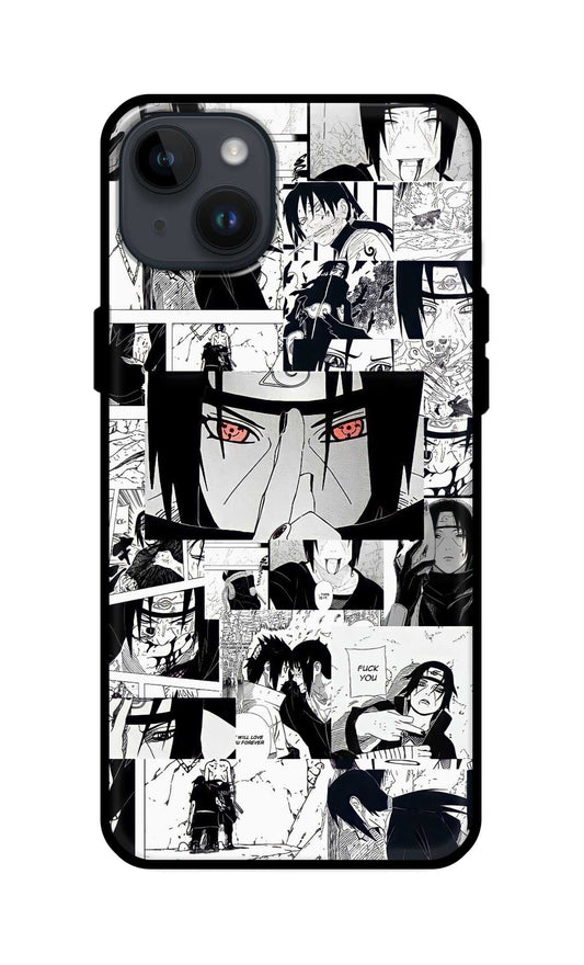 Itachi Uchiha Naruto character Glass Back Cover